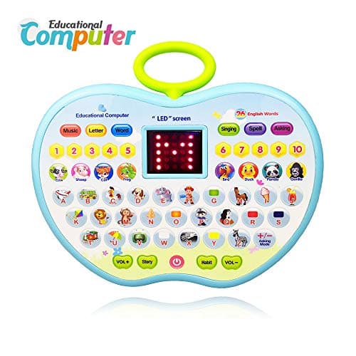 BIYASO Learning Computer Toys for 1-3 Year Old Boys Kids -Best Birthday Education Gift