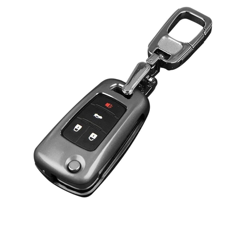 Easy Inn Aluminum Car Key Shell With Key Chain,Car Key Cover For Chevrolet, Cruze, Buick, Encore