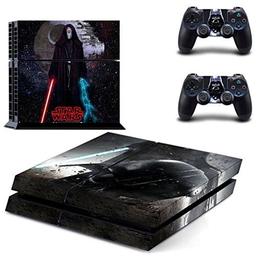 Blazers Skins - Star Wars Fallen Mask Darth Vader and Sith True Jedi Dark Side Leader Sticker Skin For Playstation 4 Console + Controller