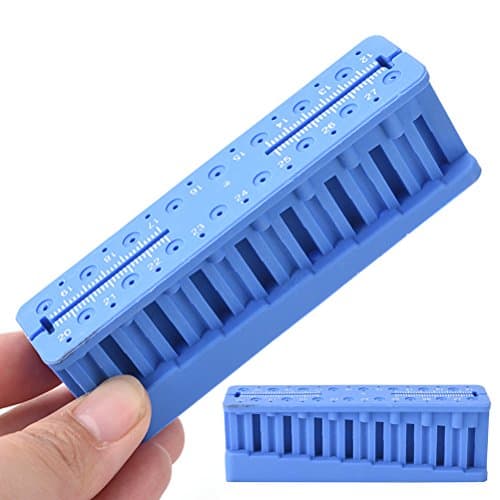 Dental Measuring Tools Holder Stand Autoclavable Endo Block File Ruler (Large)
