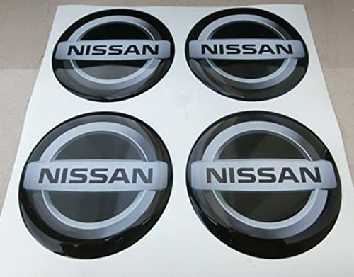 GTBTUNING 55 mm Black Tuning 3d Effect 3 M Lathes Studs Cap Hub Cap Stickers Stickers for Alloy Rims X 4 Pieces