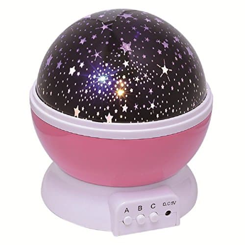 Pinron Star Moon Sky Projector Latest Night Light Projector LED Lighting Lamp Christmas Decor Romantic Room Love Bedroom for Kids Children