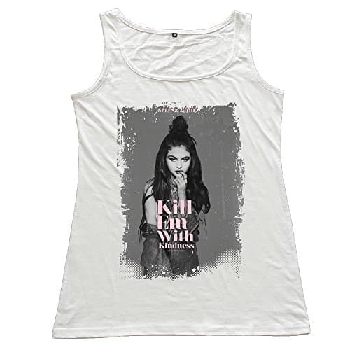 Women's Selena Gomez Kill Em With Kindness Tank Top.