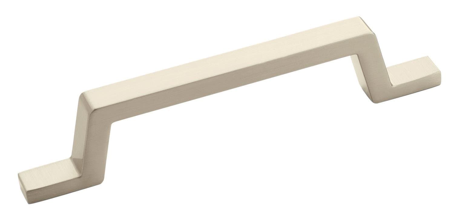Amerock | Cabinet Pull | Satin Nickel | 3-3/4 inch (96 mm) Center to Center | Conrad | 1 Pack | Drawer Pull | Drawer Handle | Cabinet Hardware