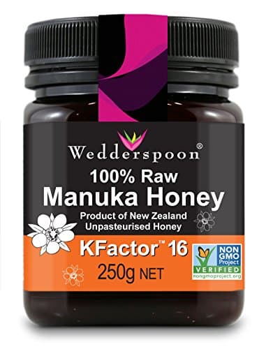 Wedderspoon Raw Kfactor 16 Manuka Honey - 250g (8 Pack Bundle)