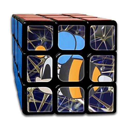 ColorSee Cute Bee Rubik's Cube 3x3 Brain Training Game Magic Cube For Kids Or Adults With New Vivid Color
