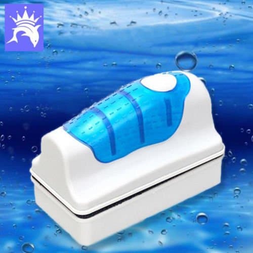 Medium Aquarium Fish Tank Floating Magnetic Glass Cleaner Algae Scraper Brush