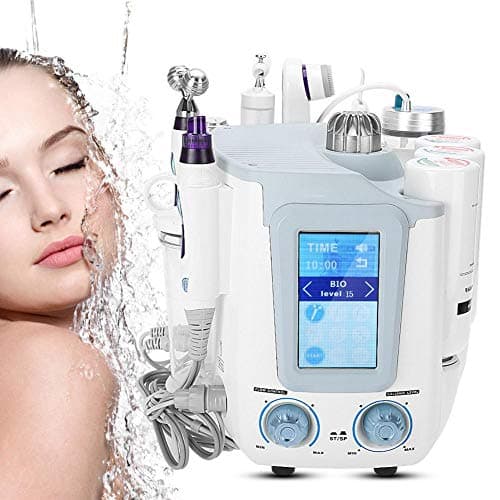 XHNICE 6 IN 1 Hydrogen Oxygen Beauty Machine, Small Bubble Deep Cleansing Beauty Instrument for Skin Rejuvenation Face Care for Home and Beauty Salons