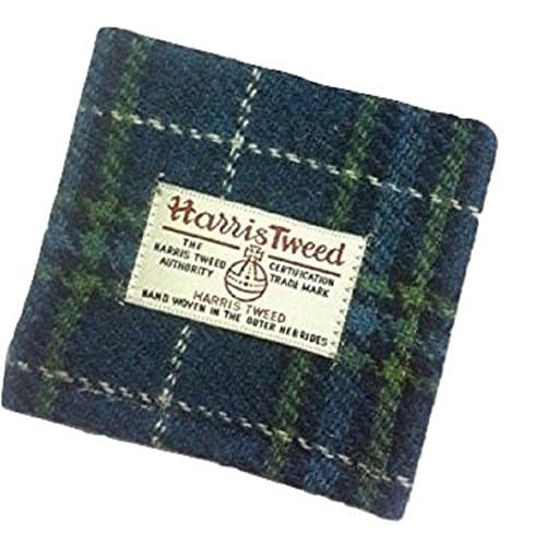 Harris Tweed Man's Wallet - St Andrews Plaid Design