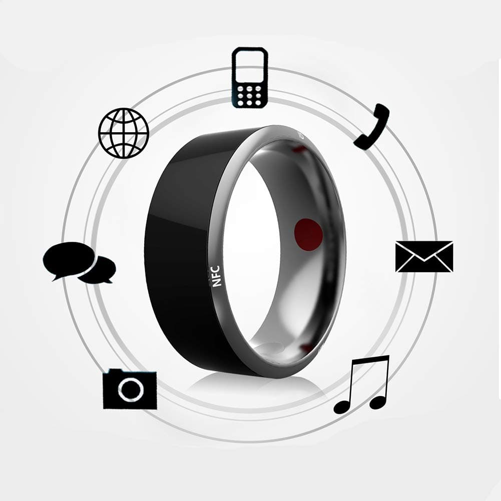 KEMANDUO 54Mm Universal Titanium Waterproof Application Smart Ring For Ios - Smart Ring - Lord Of The Rings - Wear Ring Ring Chip Device,54Mm