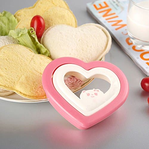 Kitchen Tools - Donut / Heart Shape DIY - Cute Sandwich Mold Cutter Donut / Heart Shape Cake Bread Toast Mould Maker DIY Baking Kitchen Tool