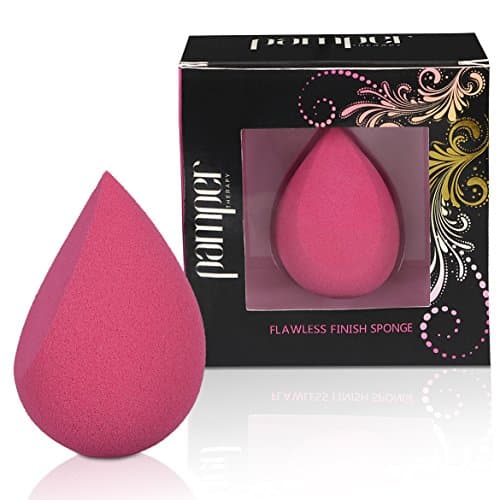 Flawless Finish Makeup Sponge, PAMPER THERAPY Beauty Blender Foundation Applicator for Concealer Cream Powder Liquid Face and Eye Makeup