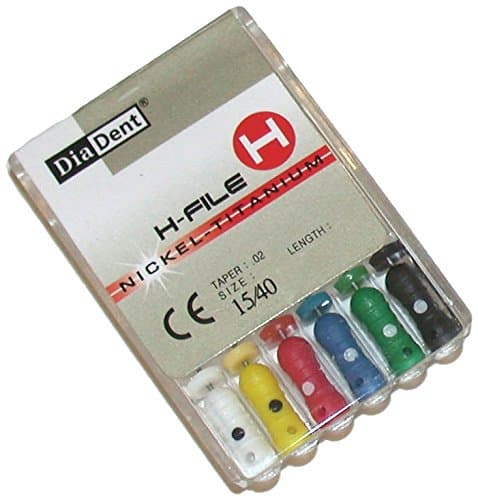 DiaDent 503-302 H-File, 31 mm Length, #10 Tip Size (Pack of 6)