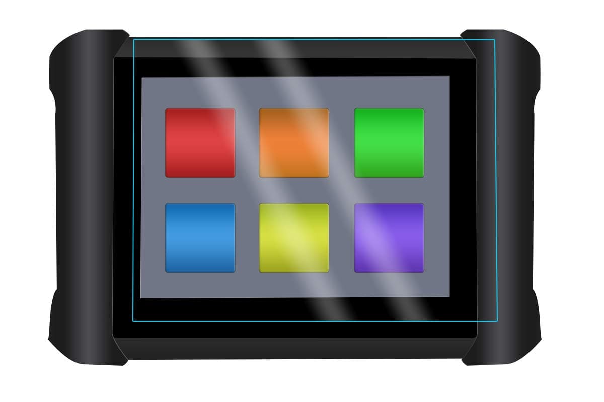 Photodon Clear Anti-Scratch Screen Protector for The Autel MaxiSys MS906BT / MS906 / MS906TS 8" Diagnostic Scanner with Kit