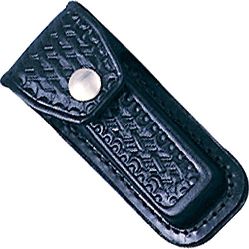 Sheath Leather Belt Pouch, Black, Fits 3 1/2in. to 4in. Knife SH201