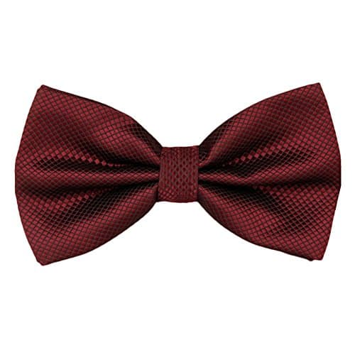 Men's Classic Grid Bow Ties Pre Tied
