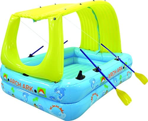 Arch Ark- 10-in-1 Inflatable raft+boat+pool+waterslide+mattress+tent