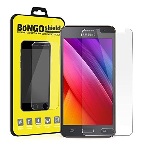 BinTEK Bongo Shield Samsung Galaxy Grand Prime Screen Protector PREMIUM Ballistic Tempered Glass Grand Prime Screen Protector / Compatible with models SM-G530 SM-G531 SM-G5308 SM-G5309