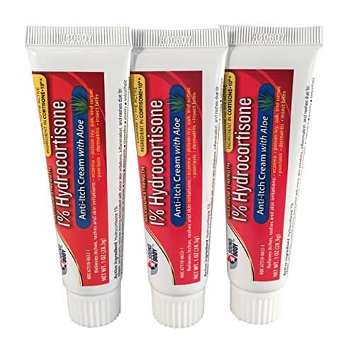 Maximum Strength Hydrocortisone 1% Anti Itch Cream, 1-ounce (Pack of 3)