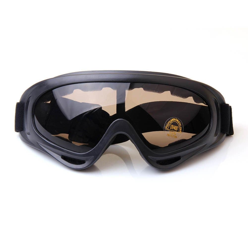 Binboll Adjustable UV Protective Outdoor Glasses Motorcycle Goggles Dust-Proof Protective Combat Goggles Military Sunglasses Ski Goggles to Prevent Particulates and Fog in Colorful