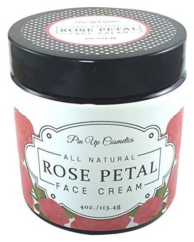 Pin Up Cosmetics Rose Petal Face Cream, 4oz