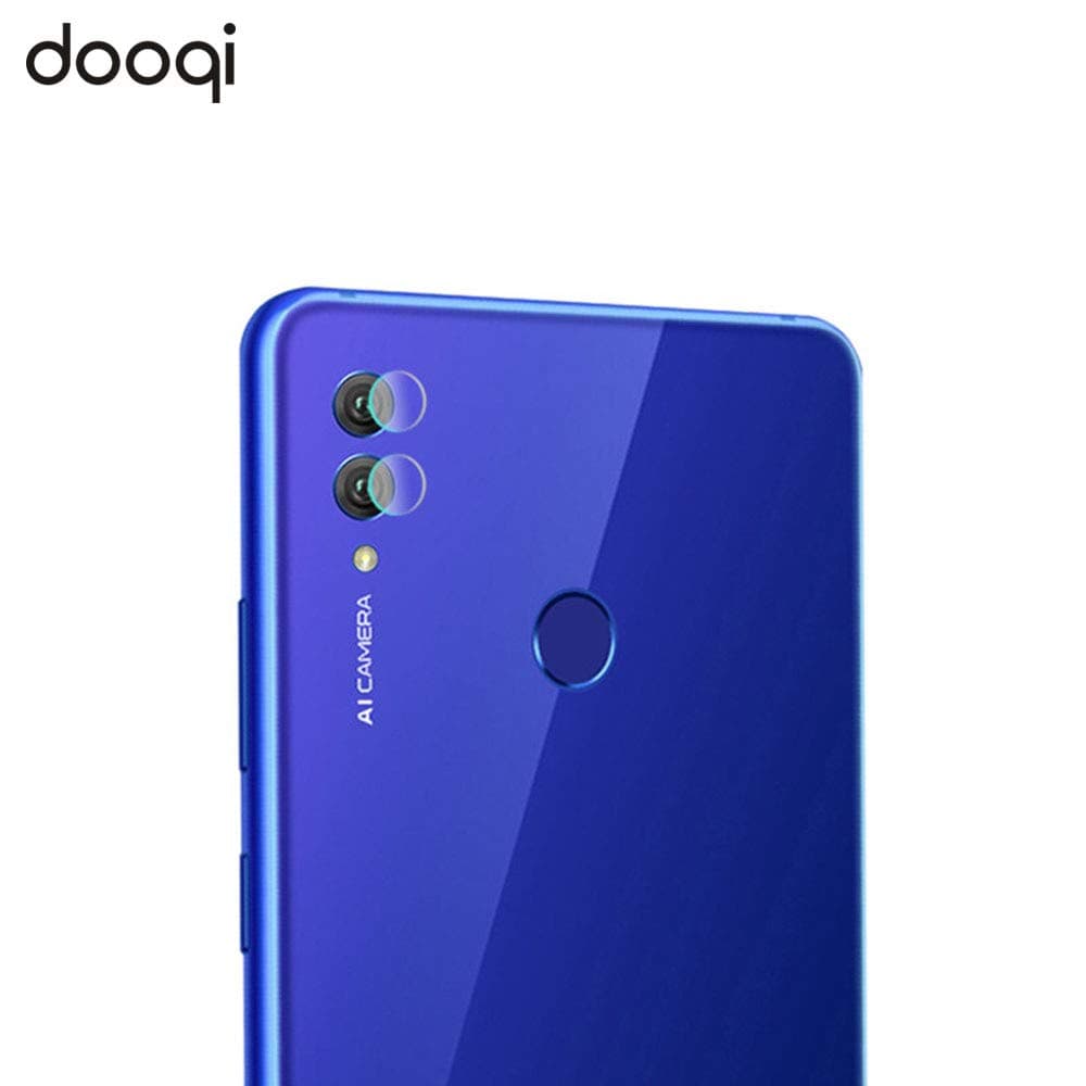 1 Pair Dooqi Back Camera Lens Tempered Glass Film Protector for Huawei Honor 8X