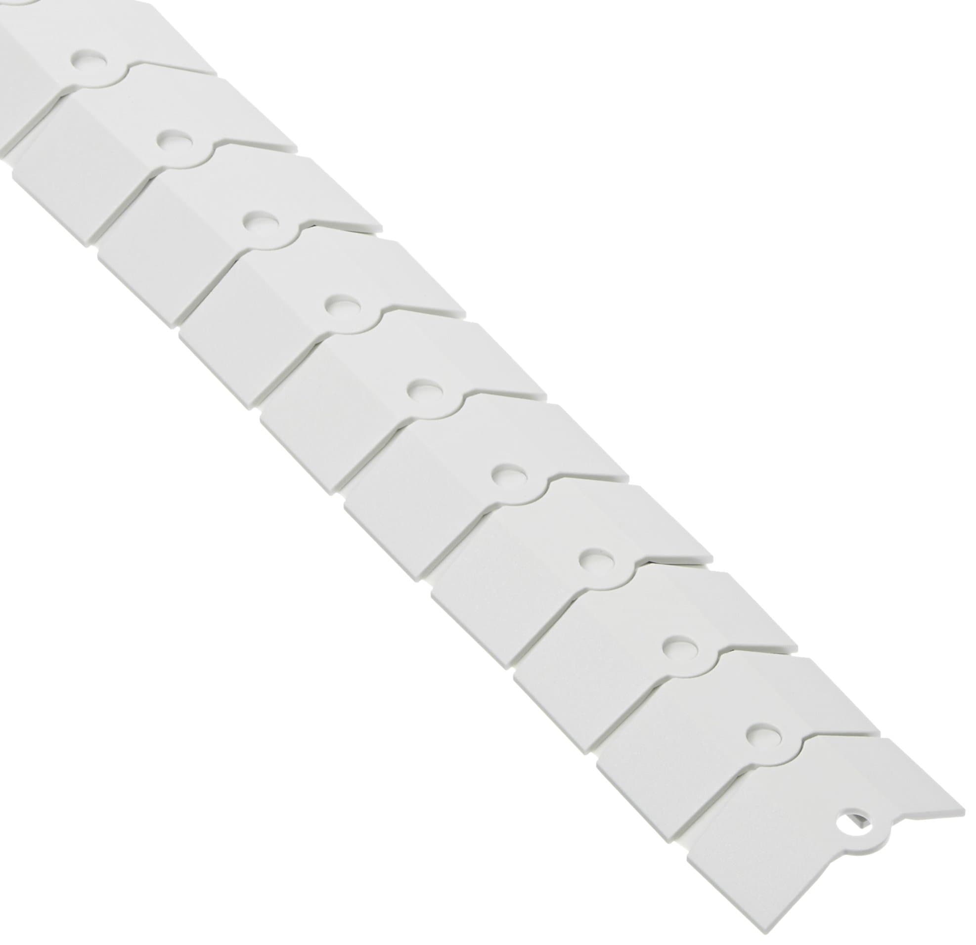 UltraTech 1806 Ultra-Sidewinder Cable Protection System with Endcaps, 40 Length x 3 Width x 3/4 Height, Gray, Small