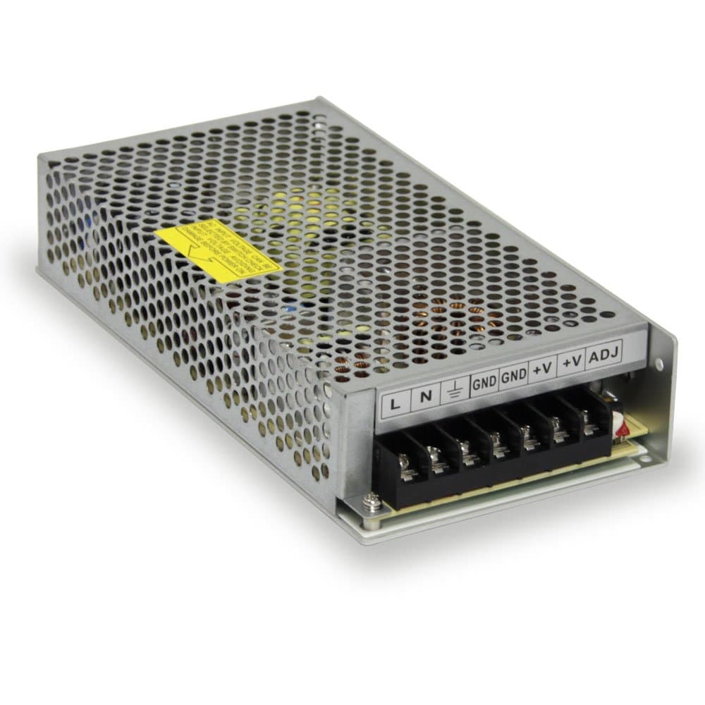 Huntkey DC 5V 26A 150W Single Output Universal Switching Power Supply for CCTV, Radio, Computer Project, LED Strip Lights.(HS150-5-NP)