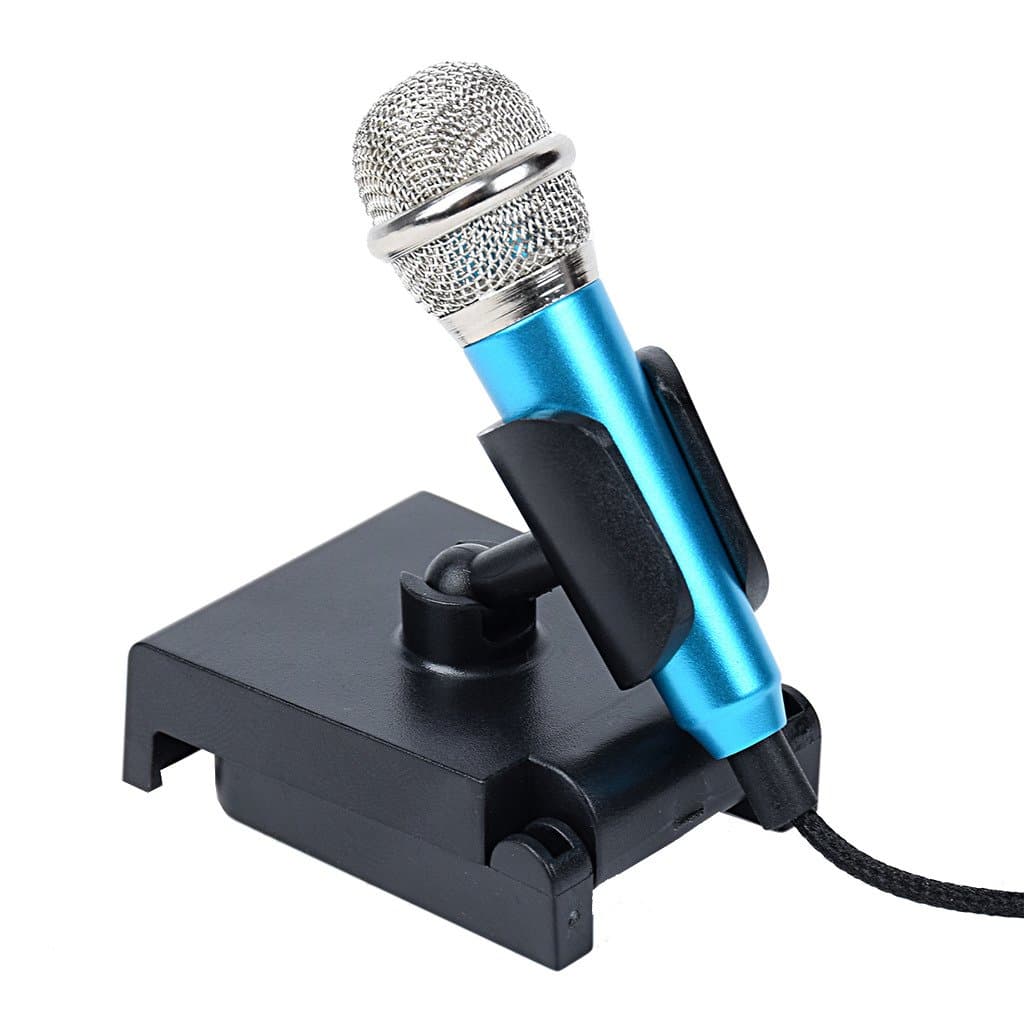 I3C Mini Condenser Microphone Mic Voice Recording Microphone Sound Studio Recording Broadcasting Microphone for Singing Skype Chatting Podcast Karaoke
