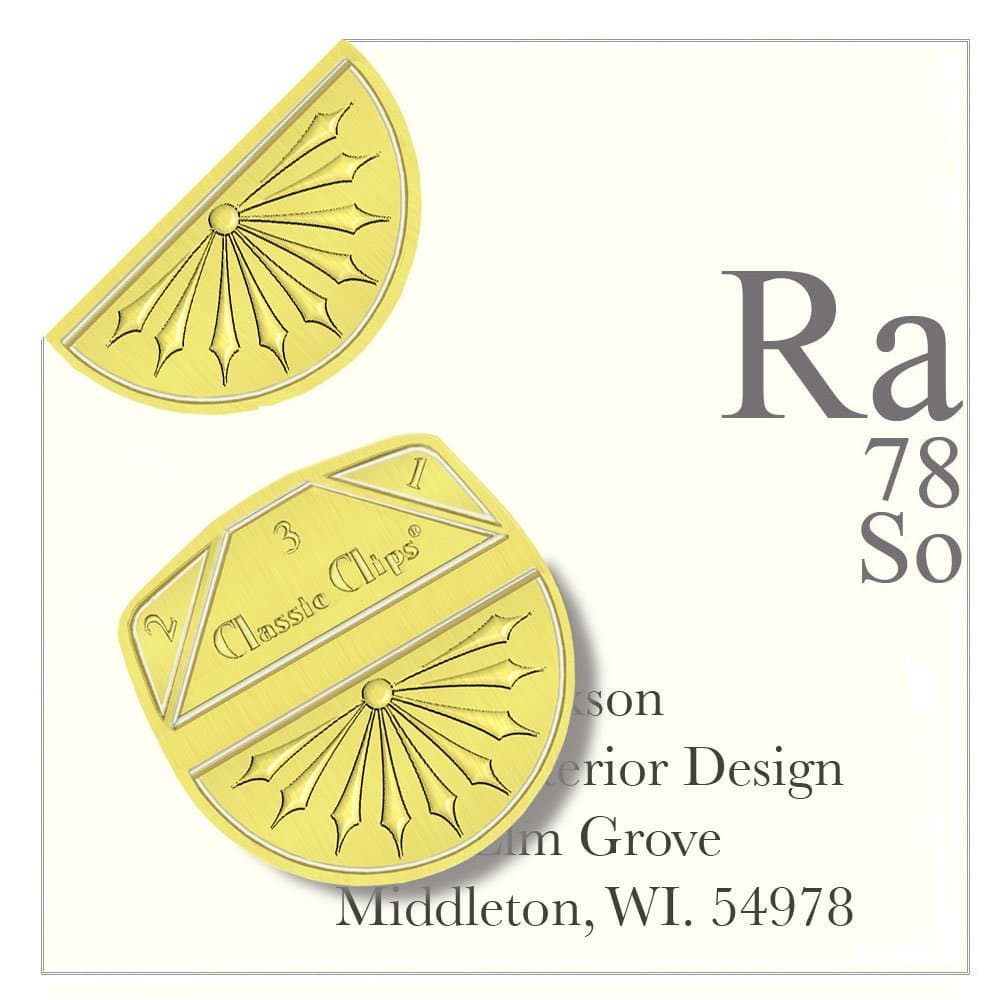 Carlton Gold Paper Clips - 300