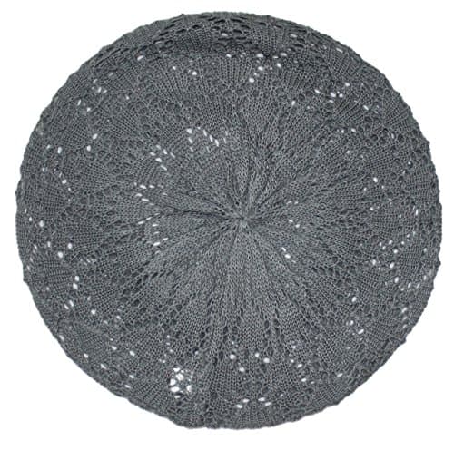 Ted and Jack - Lightweight Knit Slouchy Beret (Grey Weave)