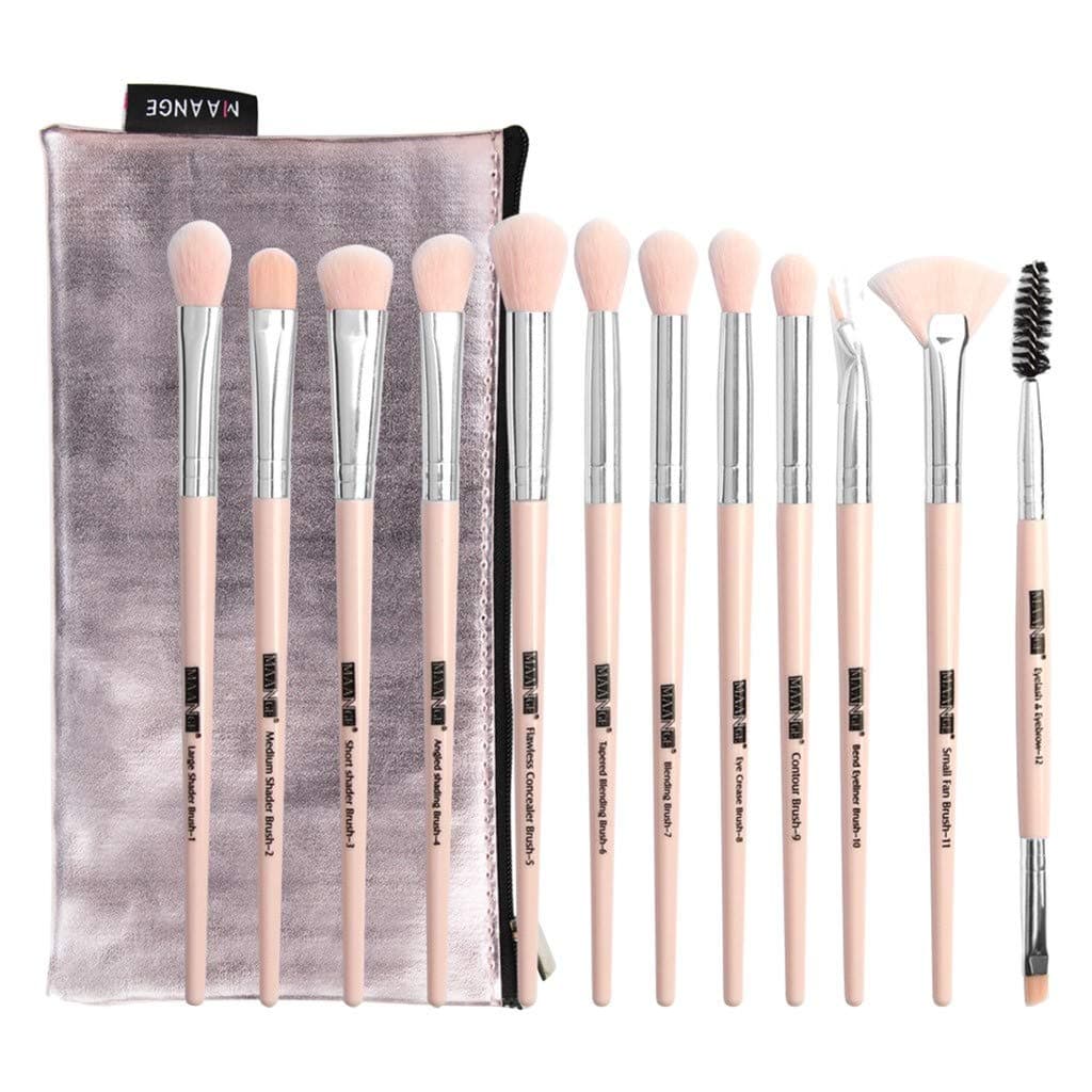 12 Pcs Makeup Eye Shadow Brush Highlighter Brush Makeup Brush Set