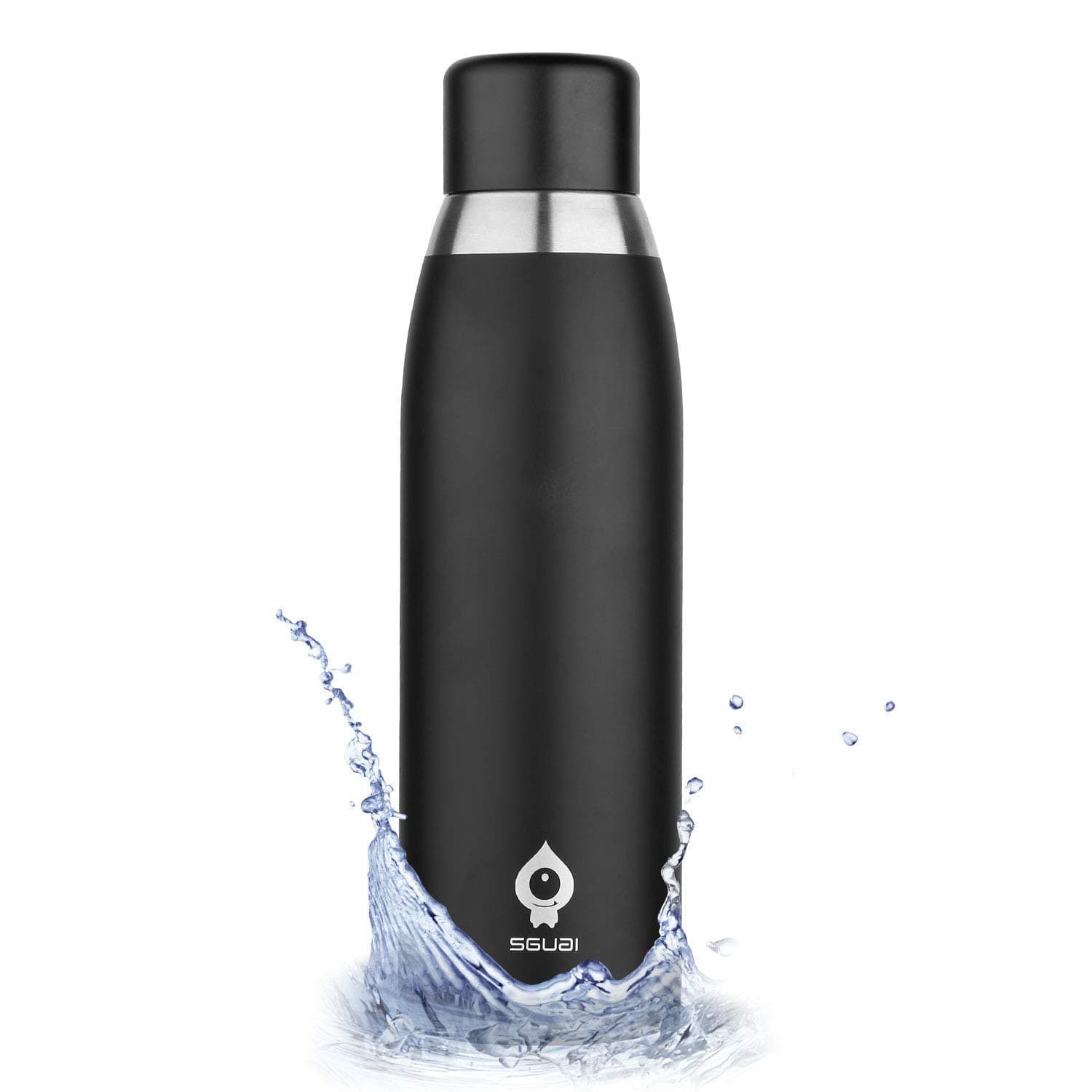 PYRUS HoLead-RYRUS Smart Water Bottle Cup Drinking Container Instant Temperature Display & Warning with LCD Touch Screen Ideal for Running Office Home Gym Yoga Camping Outdoors