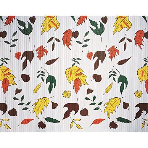 Corobuff Counterwrap Orange Falling Leaves - 25'L x 48"W