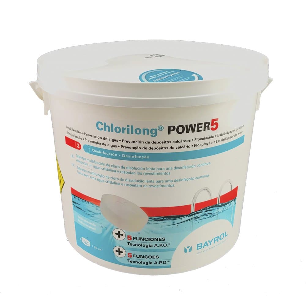Chlorine 5 action Bayrol 5 kg Tablets 250 g