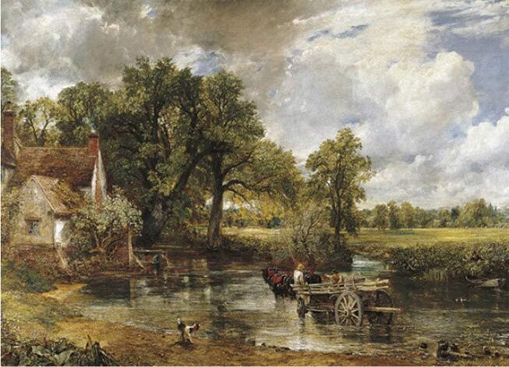 Classic Puzzle Game The Hay Wain by John Constable-2000 Piece Paper Jigsaw Puzzle Games for Adult Kids Sturdy and Easy