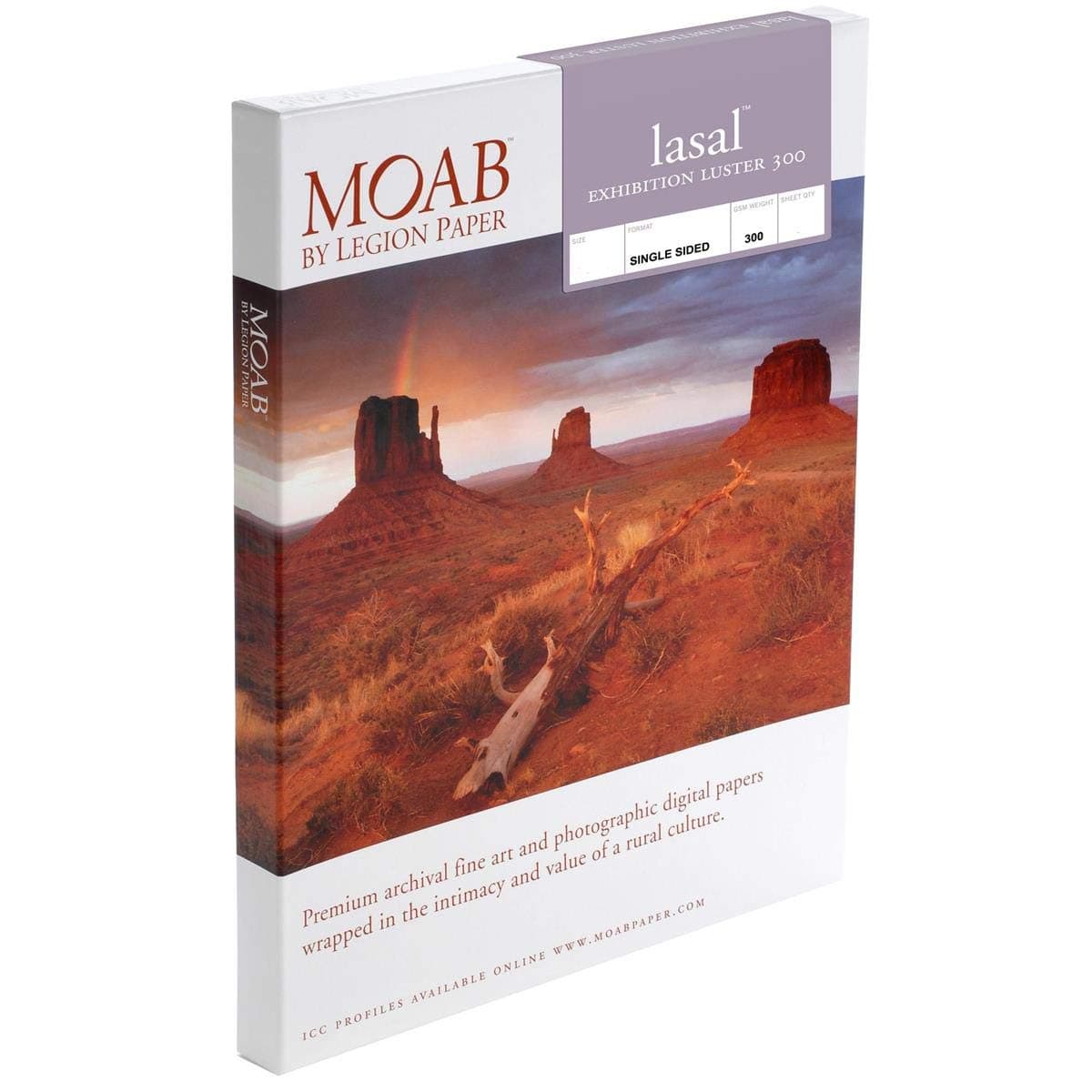 Moab Lasal Exhibition Luster 300 Paper (50 Sheets)