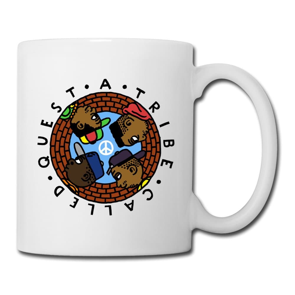 HFYEN Classic White Coffee Mug A Tribe Called Quest Logo Cups