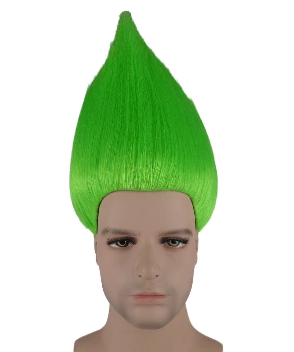 Elf/Pixie NEON GREEN TROLL (Character - ASPEN HEITZ) ADULT & KID SIZE WIGS (Adult)