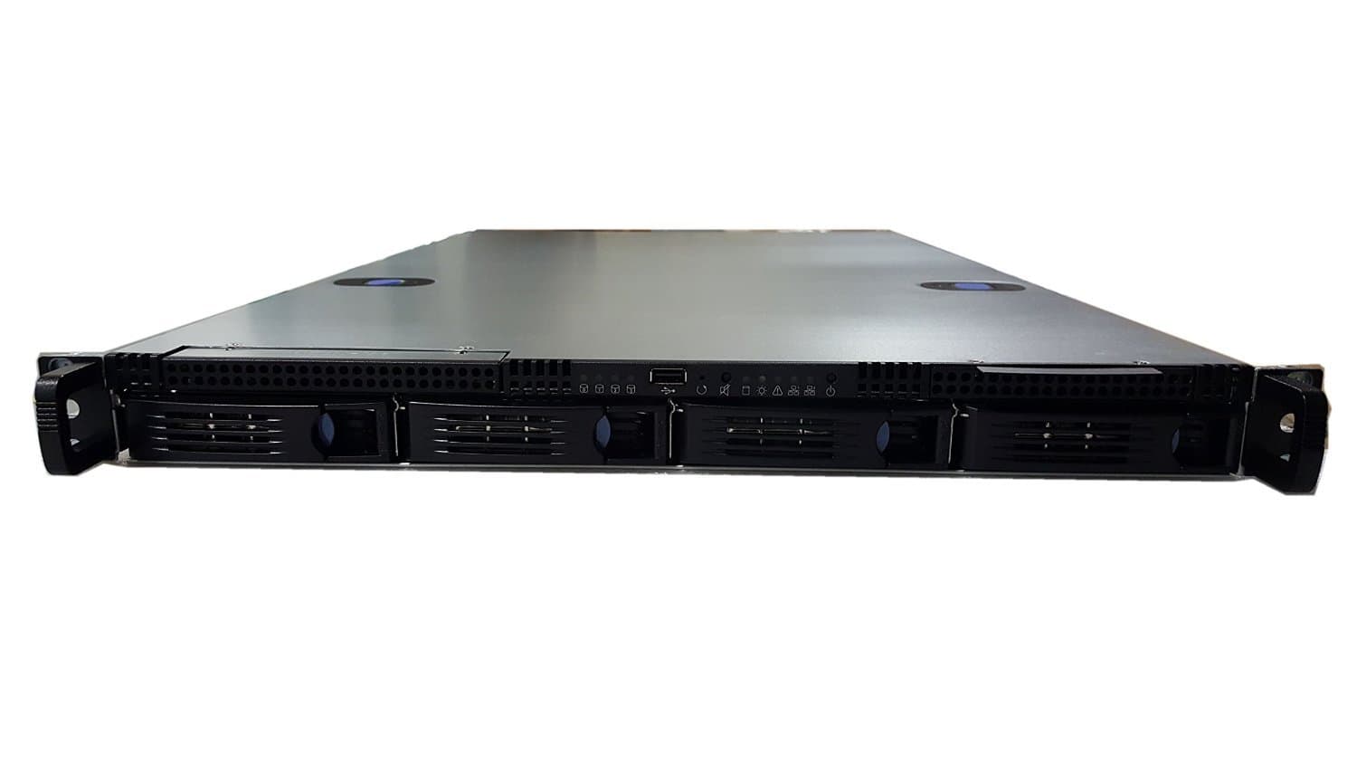 Microtel 1U Server Barebone System with 2X Intel Xeon E5-2400 4X3.5 Hotswap Bay DDR3 400W Power Supply C602 Chipset Socket B2 LGA 1356