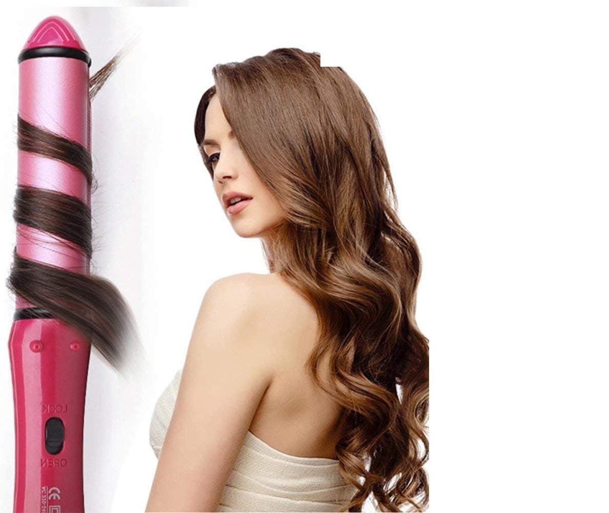Aorna 2-In-1 Ceramic Plate Essential Combo Beauty Set of Hair Straightener and Plus Curler