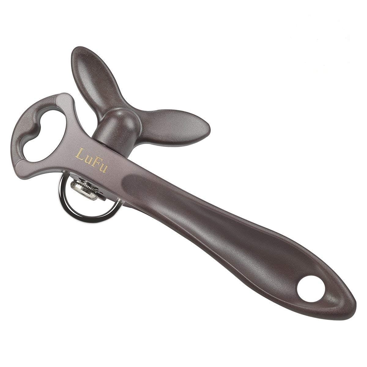 Can Opener Manual, Bottle Opener, Creates Regular and Smooth Edges, 2-in-1 LUFU Safty Kitchen Can Opener! Chef's Best Choice