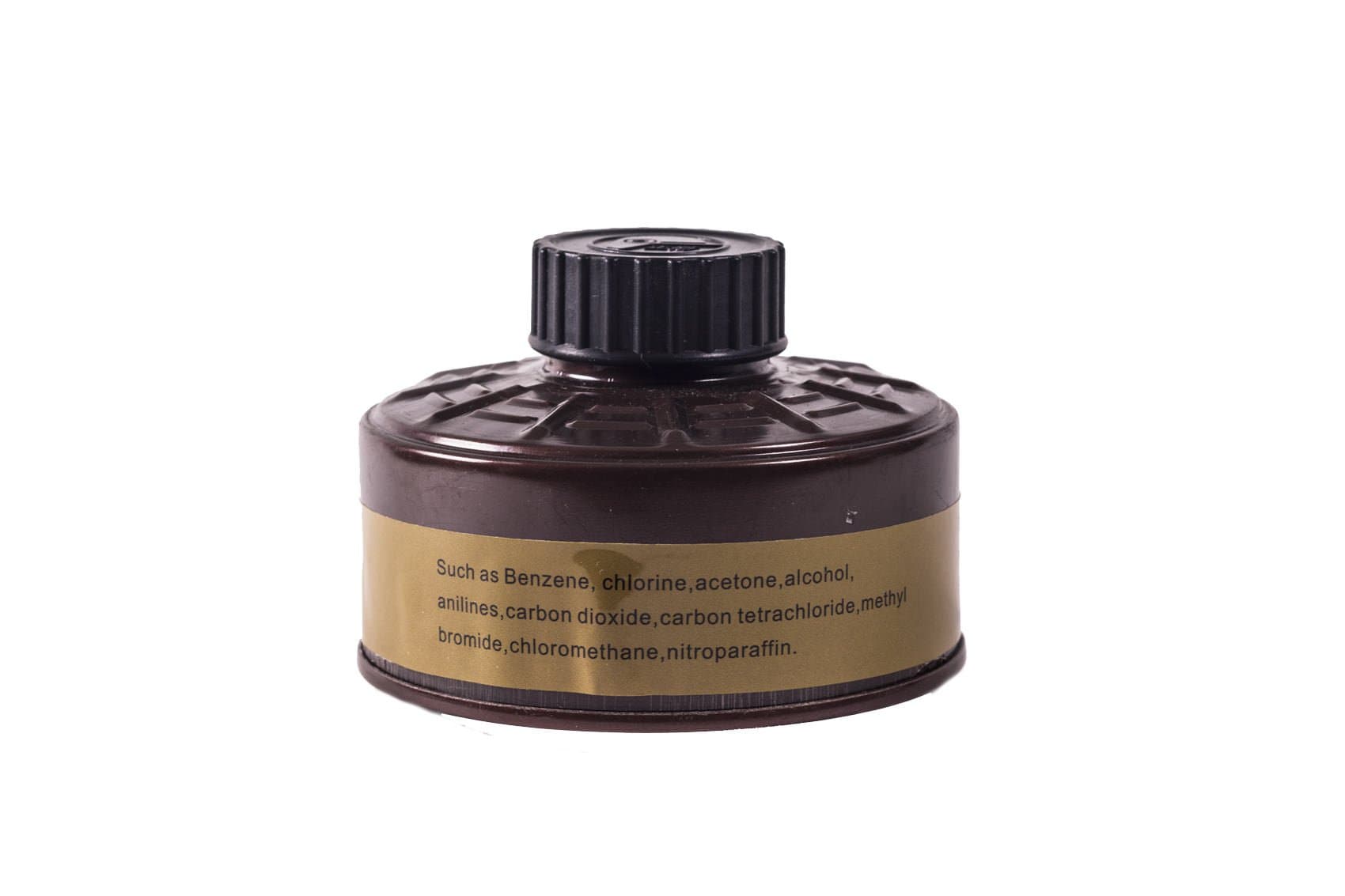 NBC 40mm Respirator Mask Filter - 40 RD Thread Style - Single-Stage Protection Against Organic Gas and Steam 5 Year Warranty