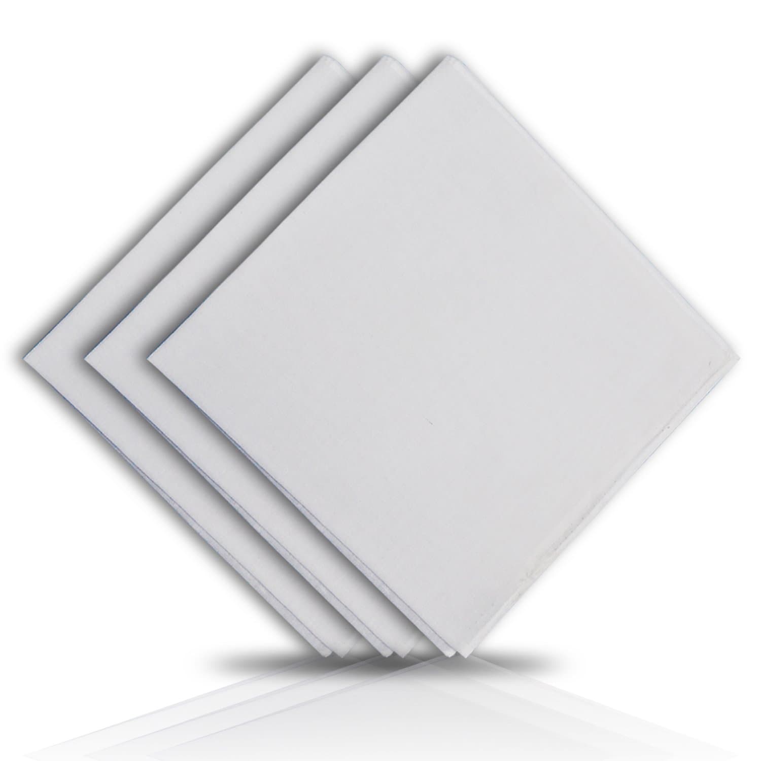 Shukan FashionsTRIPLE PACK OFFER NEW PLAIN WHITE + PLAIN WHITE + PLAIN WHITE BANDANA BIKER COW BOY COW GIRL NECK SCARF NECK WRIST WRAP