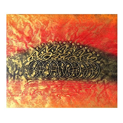 Oil Paintings on Canvas - 100% Hand-painted Modern Artwork Abstract Cyclist- Wall Art for Home Decorations Wall Decor (20'' x 24'', Framed) (Cyclist01)