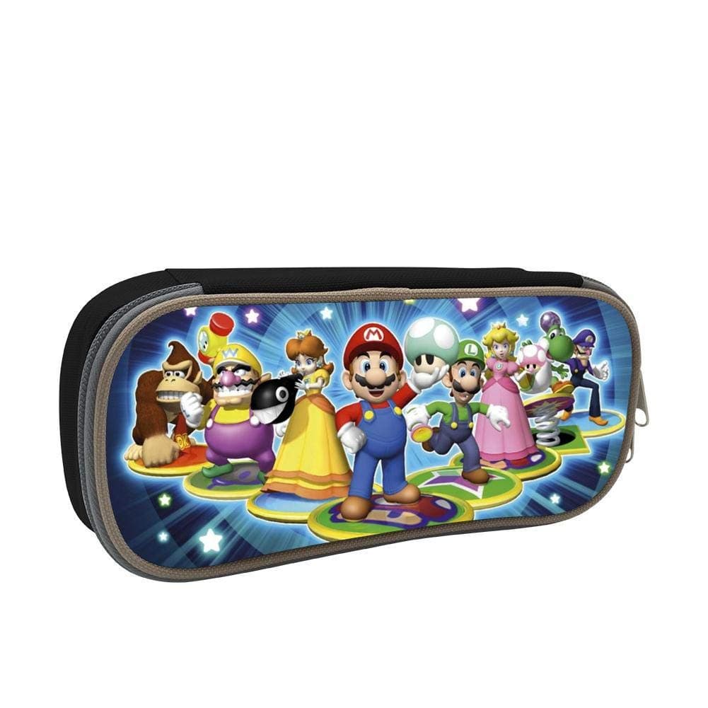 Pencil Case M-ar-io Party Pen Case Students Stationery Pouch Pencil Holders Pen Bag for School Home and Office Supplies