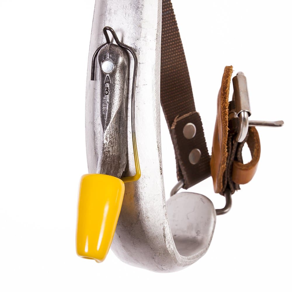 Gaff Guard, Yellow, For Climbers with Replaceable Gaffs, Pair