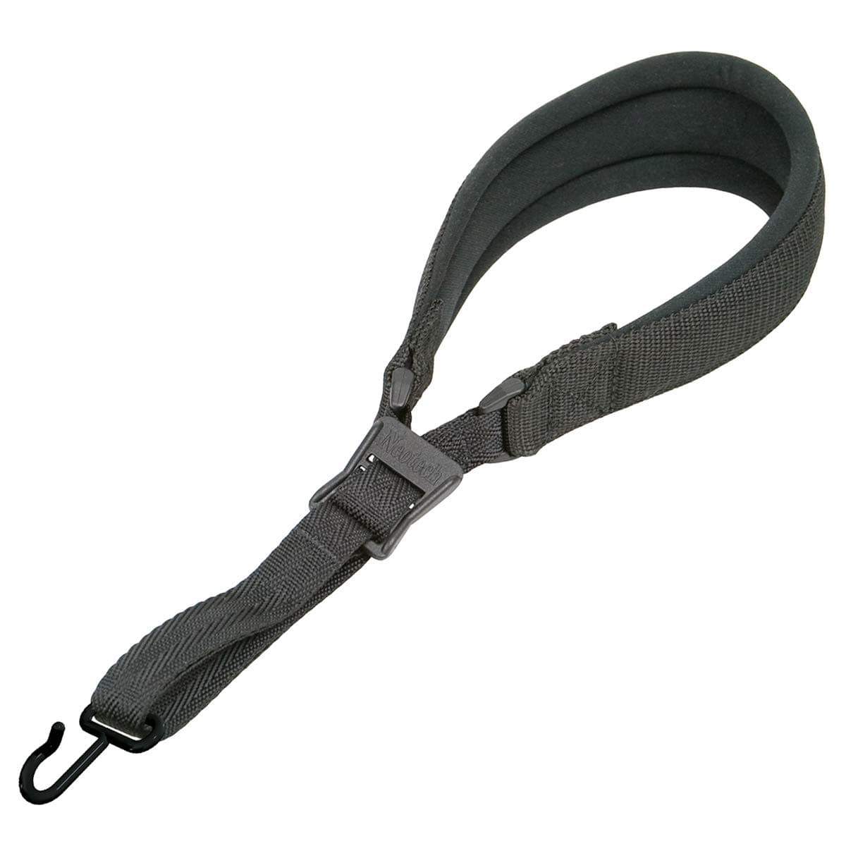 NeotechPad-It Strap, Black, Regular, Metal Hook Saxophone Strap (3901192)