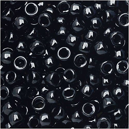 Czech Glass Matubo, 7/0 Seed Beads, 7.5 Gram Tube, Jet Black