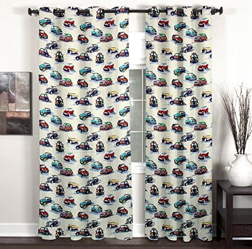 HOMEC Polyester & Polyester Blend Animal Print Curtain, Door - 46 X 84 Inch, Multicolour, Pack of 1